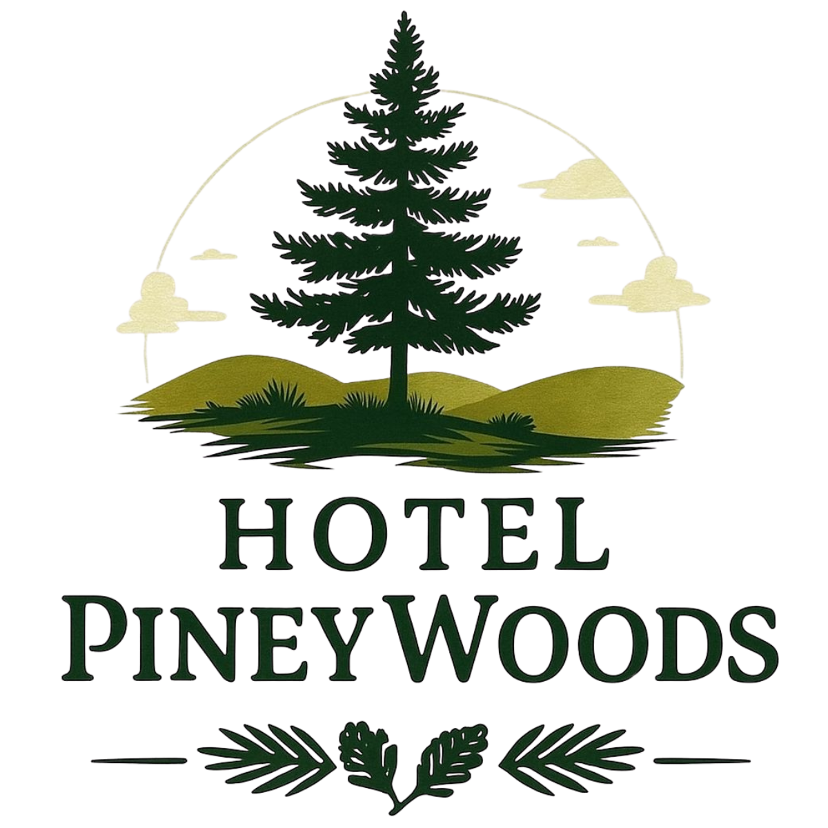 Hotel Piney Woods Logo Icon